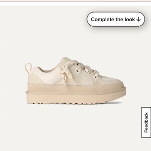 UGG Lo Lowmel Jasmine Tan Low-Top Sneakers Sz 8